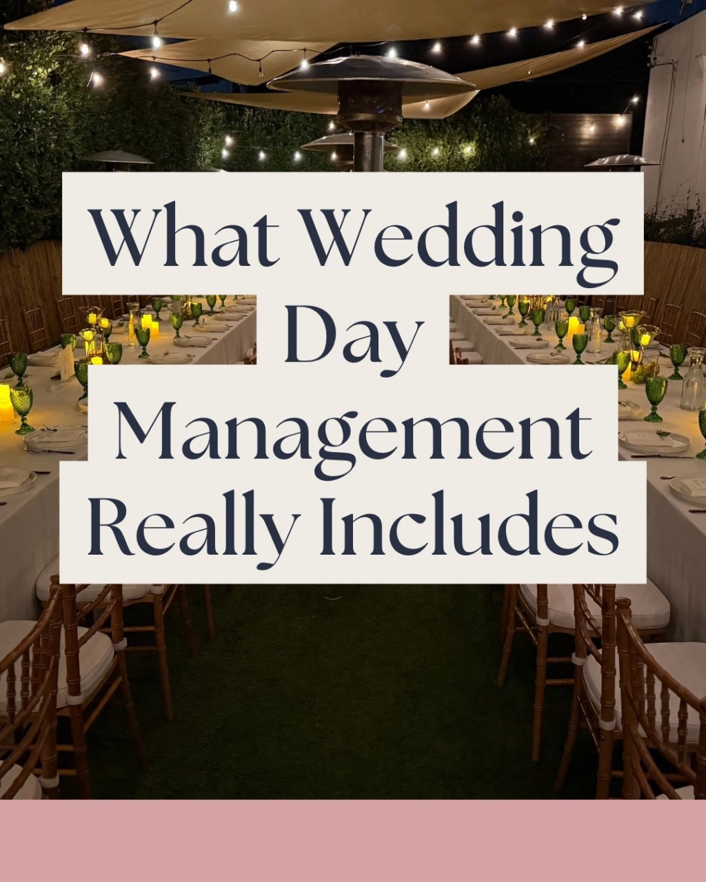 What Wedding Day Management Really Includes (and Why It’s Worth It)